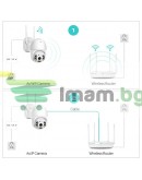 Смарт WiFi камера нощно виждане водосустойчива FULL HD 1080P Аудио